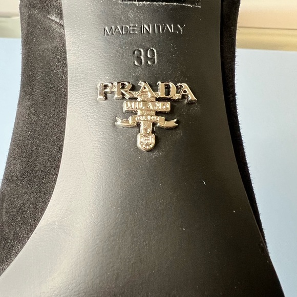 PRADA SUEDE KNEE BOOTS - Picture 11 of 11